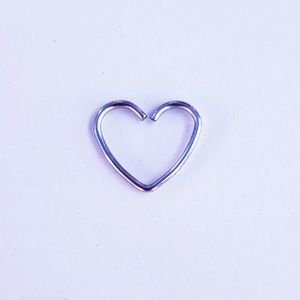 20g heart shaped Hoop for tragus, helix cartilage